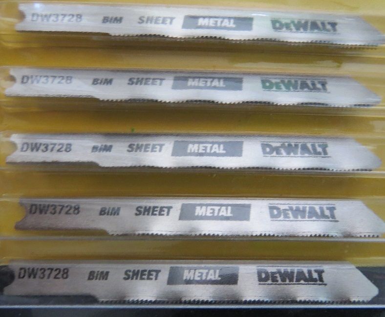 Dewalt DW3728-5 U-Shank Jig Saw Blades 32TPI