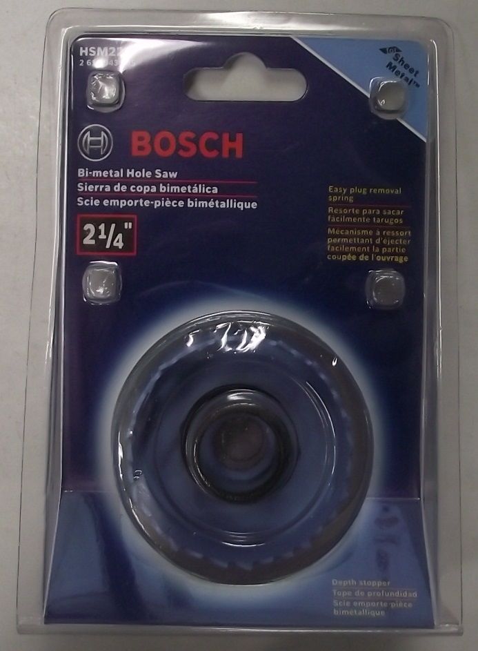 Bosch HSM225 2-1/4" Bi-metal Sheet Metal Hole Saw