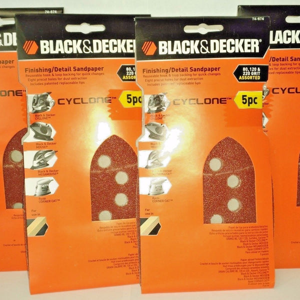 Black Decker 74 674 Cyclone Assorted Finishing Detail