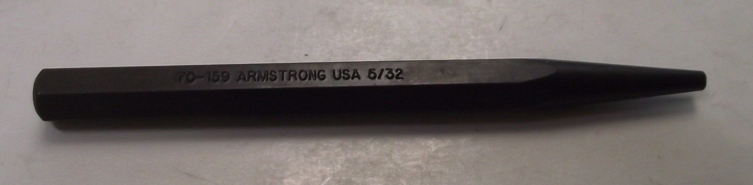 Armstrong 70-159G 5/32" x 3/8" x 5" Starting Punch USA