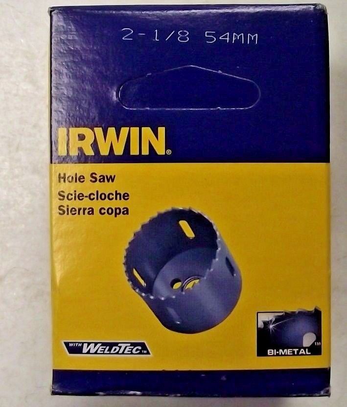 Irwin 373218BX 2-1/8" Bi-Metal Hole Saw USA