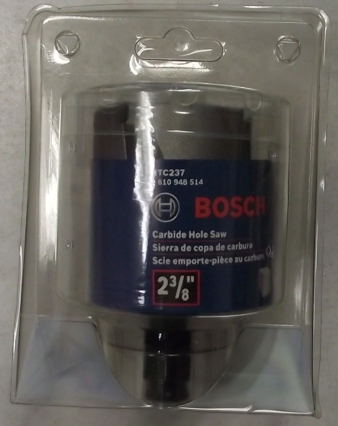 Bosch HTC237 2-3/8 In. MultiConstruction Carbide Hole Saw Germany