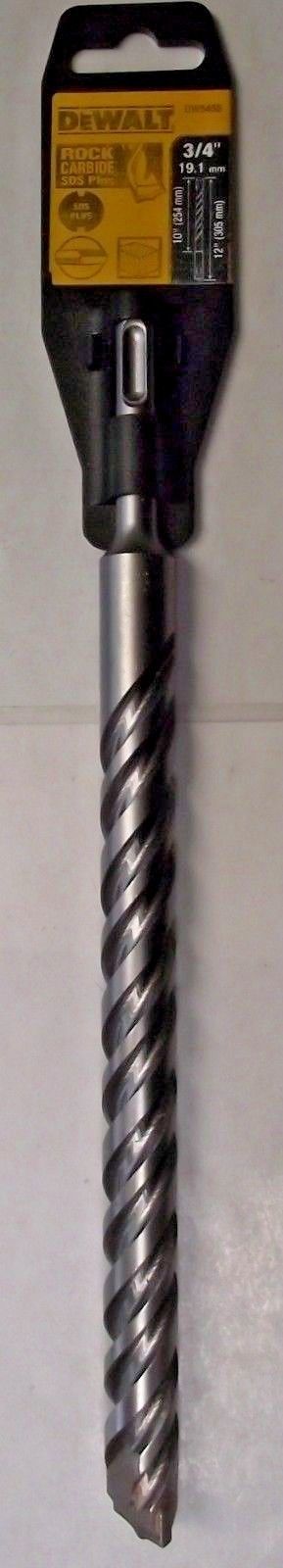 DeWalt DW5455 3/4" X 10" X 12" Rock Carbide SDS Plus Concrete Drill Bit Germany