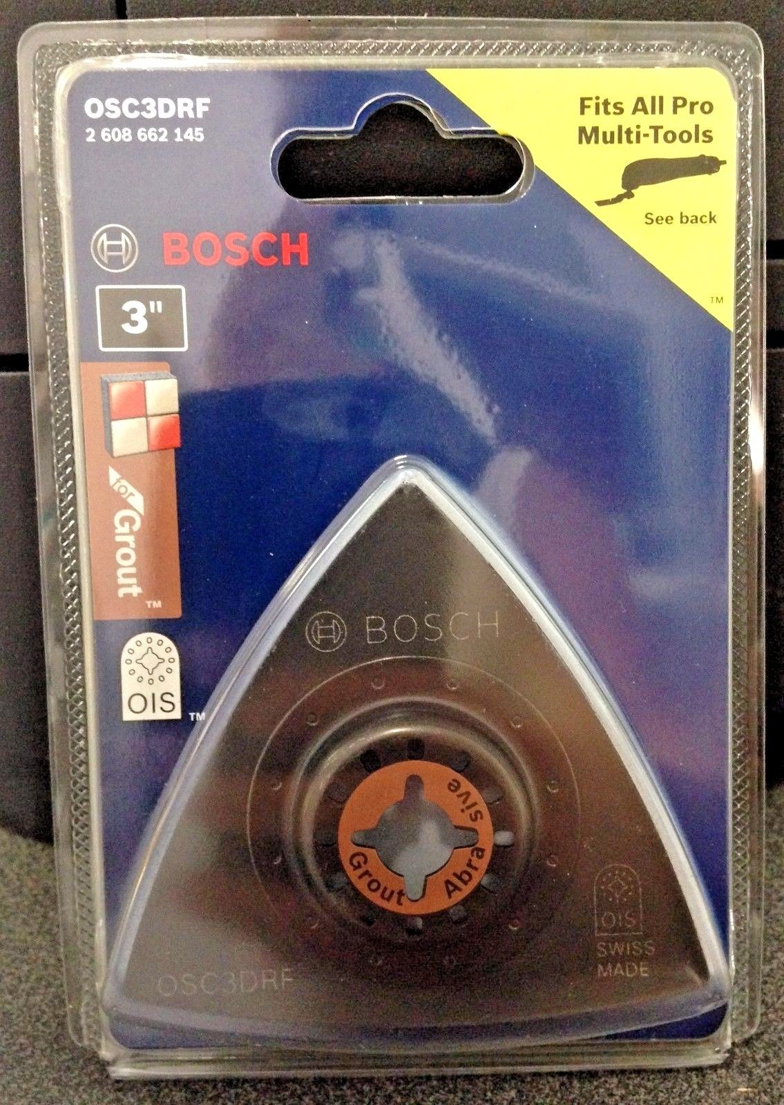 Bosch OSC3DRF 3" Carbide Grit Delta Rasp Swiss