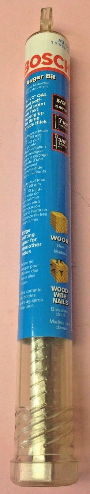 Bosch AB1007 5/8" x 7-1/2" Wood Auger Bit