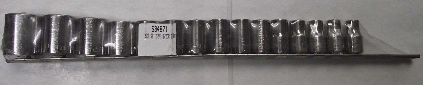 Armstrong s34871 15pc. 1/2" Drive Metric 12pt Socket Set USA