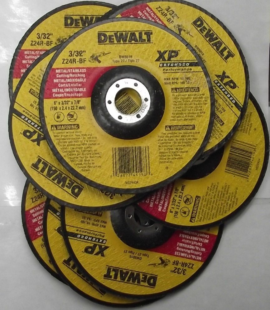 DeWalt DW8816 6" x 3/32" x 7/8" XP Metal Cutting Wheel Canada 10PK