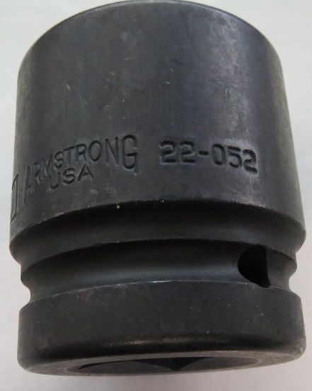 Armstrong 22-052 1" Drive 6PT 1-5/8" Impact Socket USA