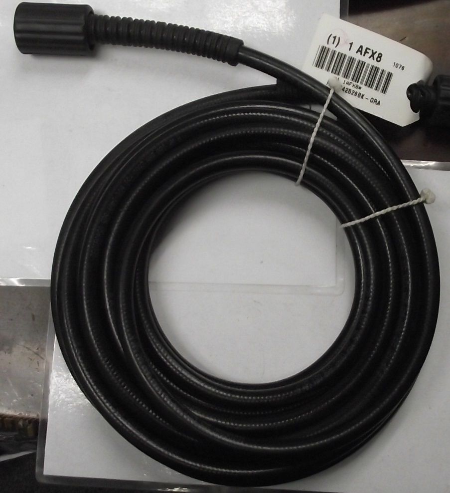 Legacy HPW442526-BK-GRA 1/4" x 25' Black Pressure Washer Hose 3000psi