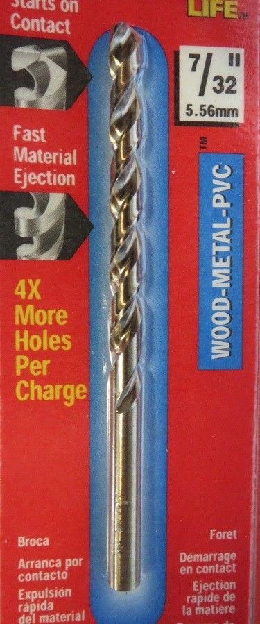 Vermont American 12741 7/32" Xtend Drill Bit 2 Packs