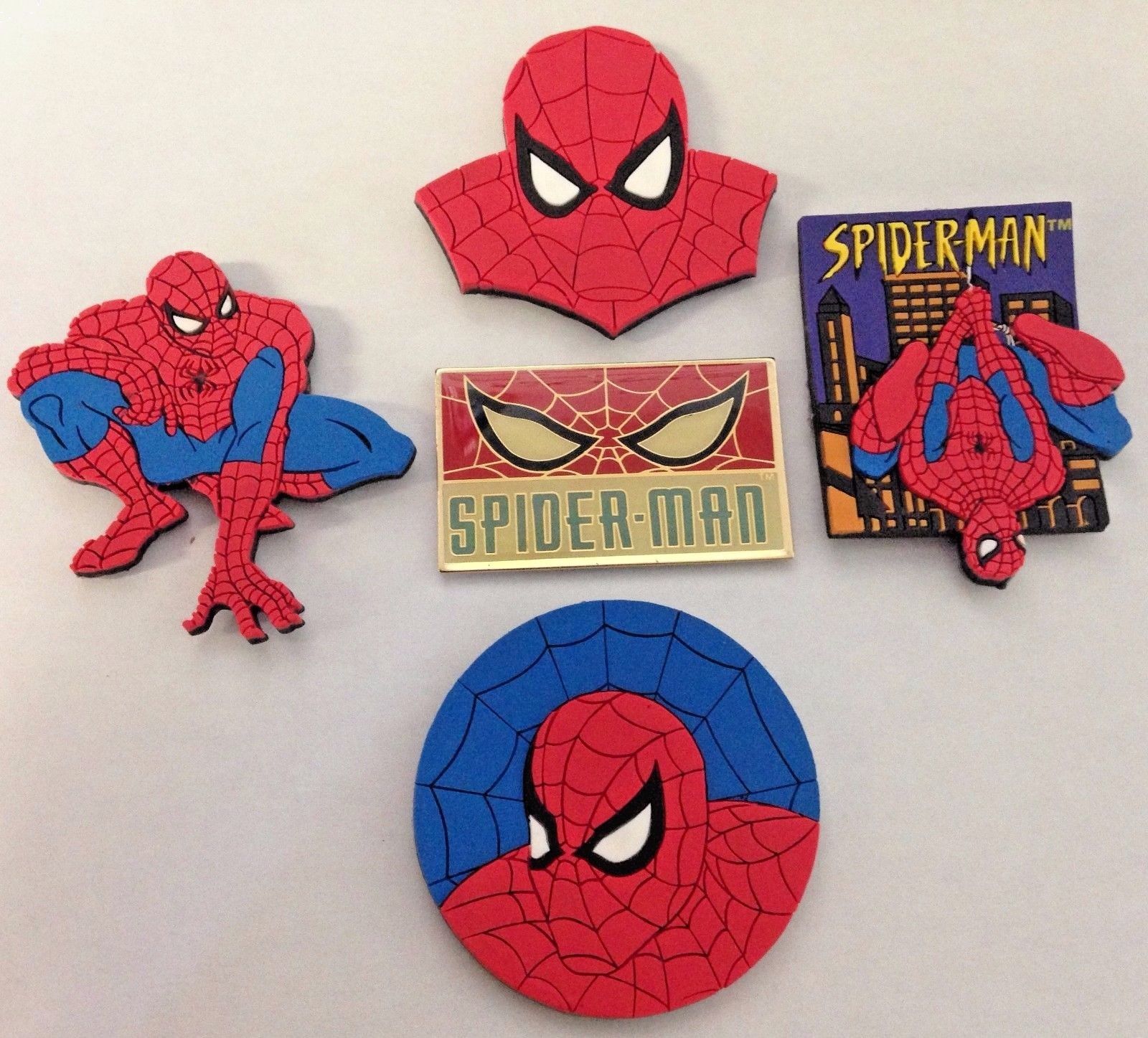 Spiderman Marvel 5 Piece Refrigerator Magnet Set