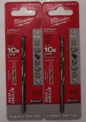 Milwaukee 48-89-2310 13/64" Cobalt RED HELIX Drill Bits 2pcs.