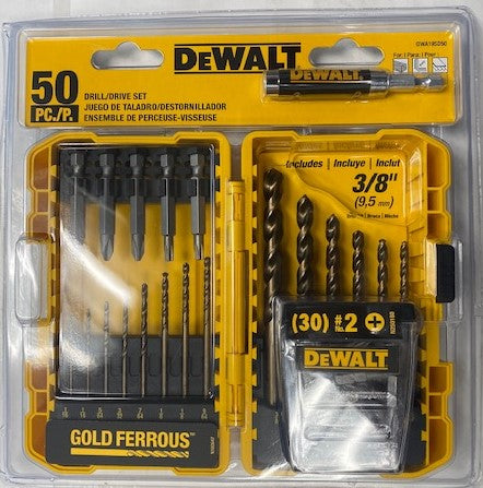 DEWALT DWA19SD50 50 PC DRILL /DRIVE SET