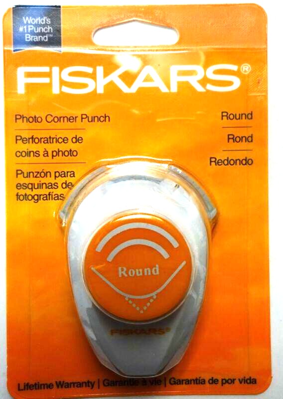 Fiskars Corner Lever Punch Round Small