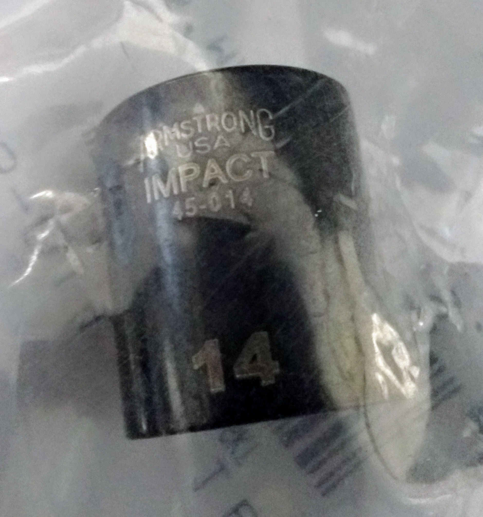 Armstrong 45-014 1/4" Drive 6 Point Impact Socket 14mm USA