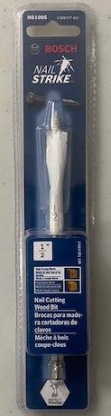 BOSCH Power Tools NS1005 1/2” x 6" Nail Strike Wood-Boring Drill Bit Impact Tough