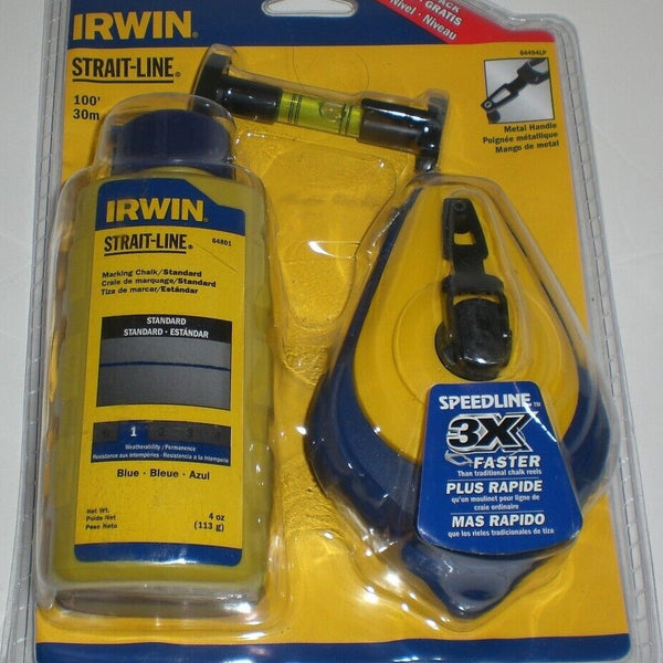 Irwin Strait-Line Aluminum Reel & Chalk Combo