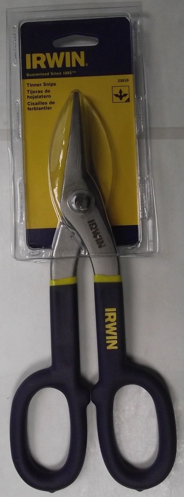 Irwin 23010 Tinner Snips 10" Long, Duckbill Blades