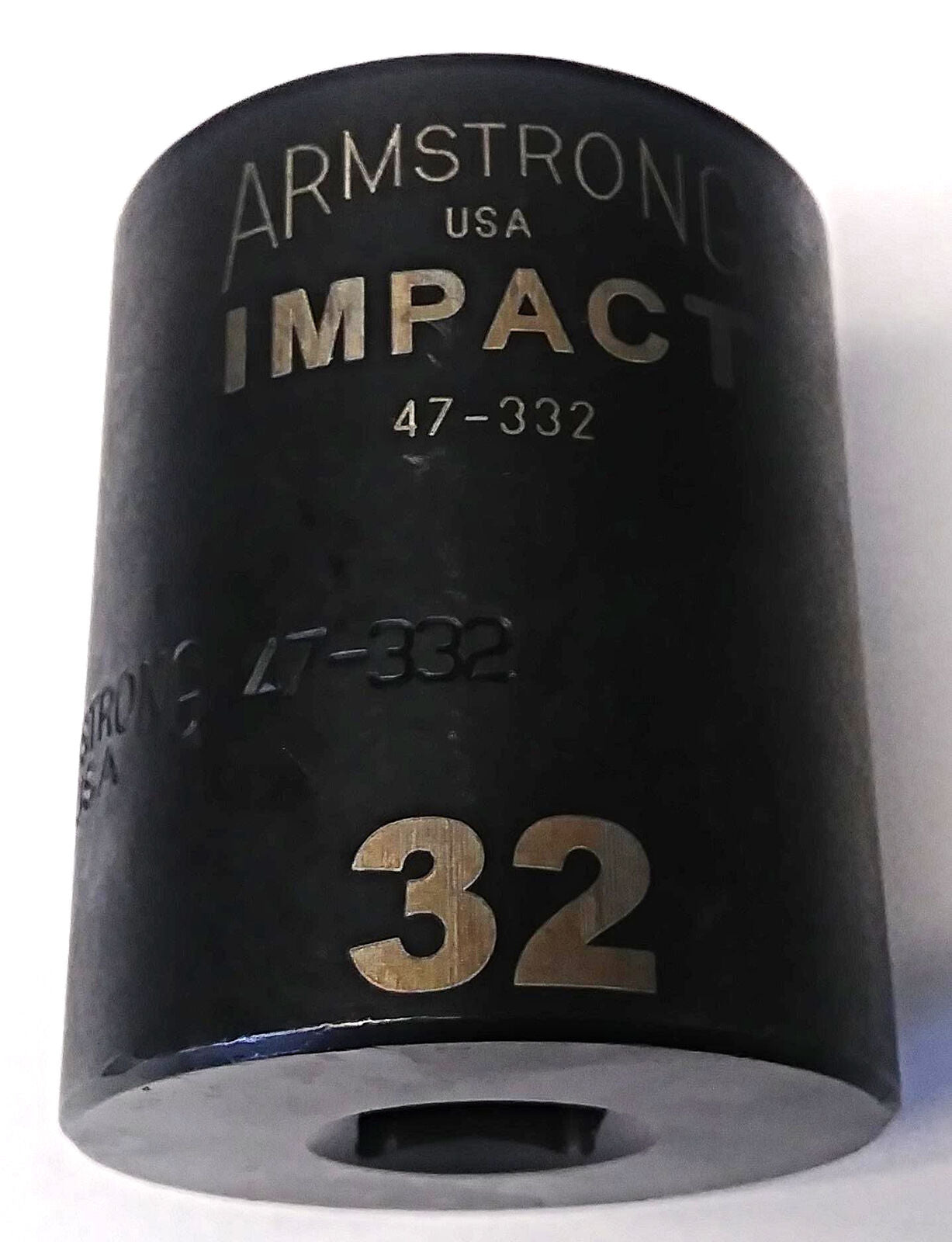 Armstrong 47-332 1/2" Drive 12 Point Impact Socket 32mm USA