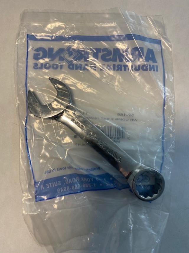 Armstrong 52-166 16mm 12 Point Offset Short Combination Wrench USA