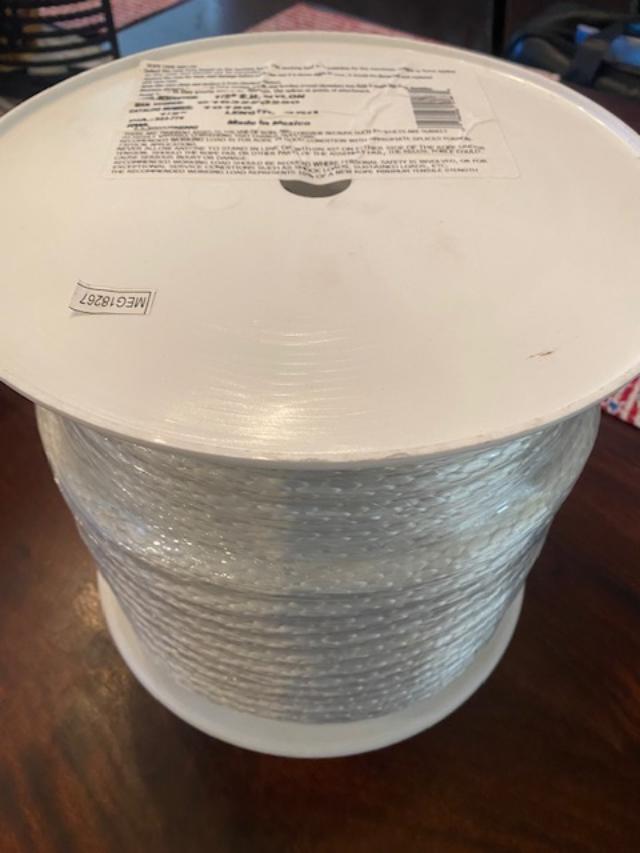 Wellington 10186 1/2 in. Dia. x 250 ft. L Solid Braided Nylon Rope Whi